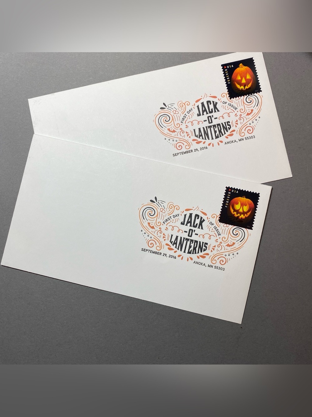 2016 jackolanterns halloween first day cover